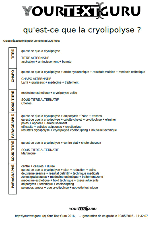 guide de rédaction exemple